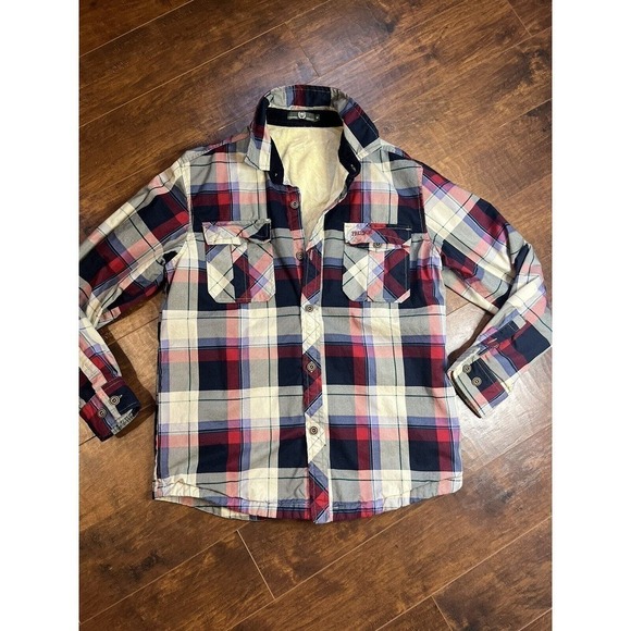 Fashion Tops - Freedon Fashion Flannel Jacket Womens size XL Read Below